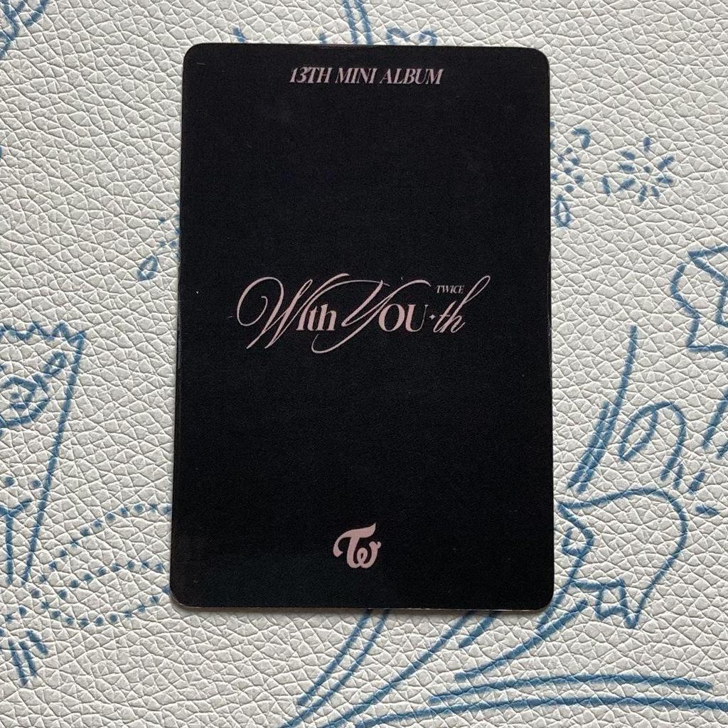 [USED] TWICE "With YOU-th" Sanok Pre-purchase limited Nayeon 1 trading card