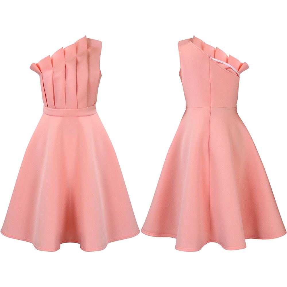 Sexy High Waist Pleated Off Shoulder Evening Dress for Plus Size Women Summer Party Gown