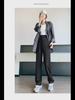 Women's High-Waist Black Wide-Leg Pants: Spring/Summer Slim, Straight, Loose, and Casual Trousers.