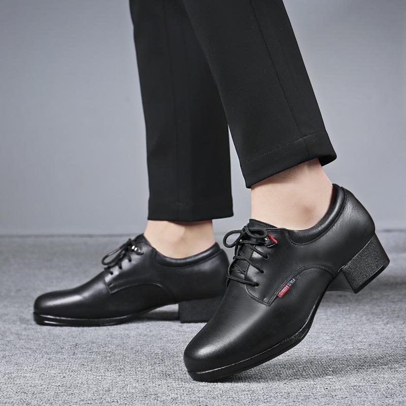 

Men s Genuine Leather Latin & Ballroom Dance Shoes with Soft Sole 39