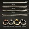 16Pcs Ring Guard Ring Sizer for Loose Rings Ring Size Adjusters for Wedding Rings 4 Style Ring Spacers Spiral Tightener