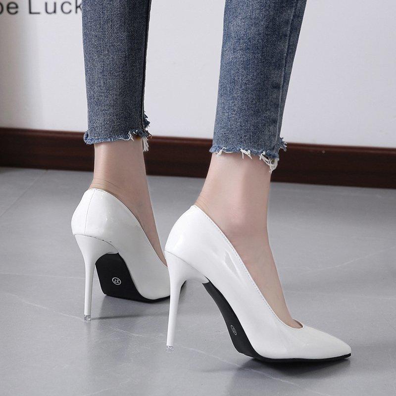 Fashion Sexy Super High Pumps 2025 Spring/autumn Fashion Solid Color Thin Heels Pointed Toe Elegant Comfortable Pumps for Women