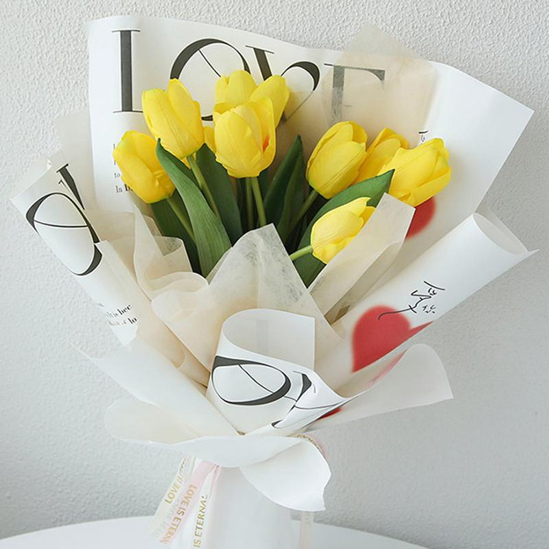 38 Sheets Soft Milk Cotton Lining Paper Flower Wrapping Paper Flower Shop Floral Bouquet Paper For Florist Bouquet Wedding