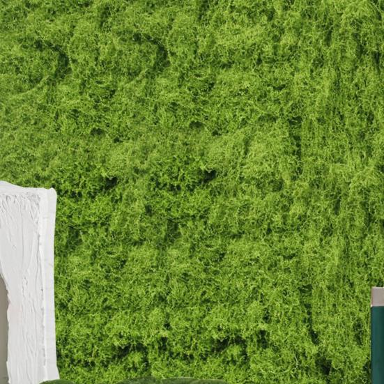 Artificial Moss Pad Realistic Faux Moss Planter Decor Green Fake Moss Turf for DIY Projects Craft Table Centerpieces Fairy Garden Decorations