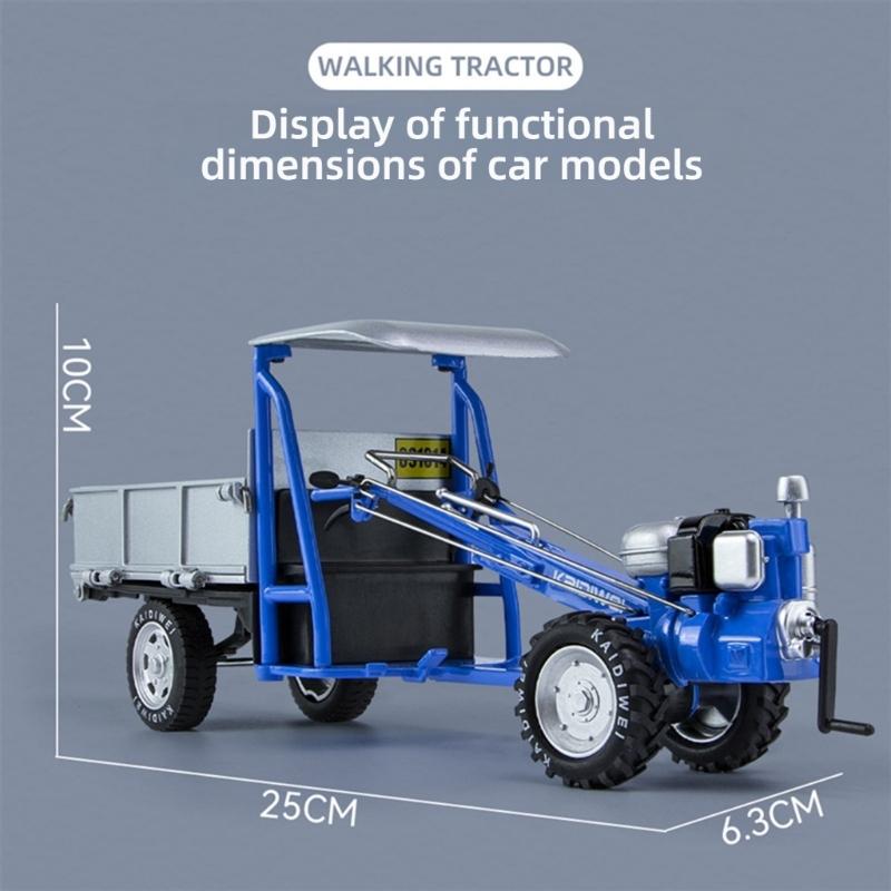 Detailliertes handbetriebenes Farmtraktor-Modell im Maßstab 1:16 aus Metall für Hobbyisten und Dekoration