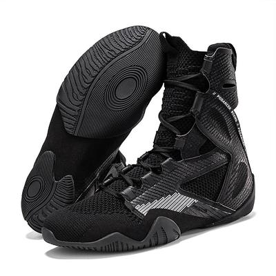 Hohe Wrestling-Schuhe Herren Anti-Rutsch Box-Schuhe Elastisch Freies Sparring Kampfsport-Schuhe Spezielle Sneaker für das Fitnessstudio-Training