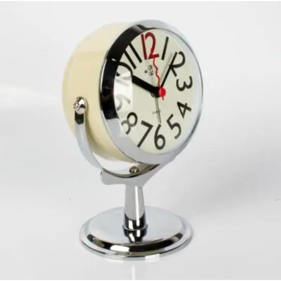 

Креативные модные 360-градусные перекидные металлические будильники с подсветкой