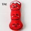 Stress Relief Pet Products Plush Cat Chew Toy, Sugarcoated Haws Stick Design, Kitten Teething Stuffed Soft Toy for Indoor Cats Biting, Boredom Relief,
