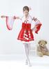 COSSA Shrine Maiden Cosplay Costume for New School and White and Red Shrines, Year's, Halloween, Festivals, Events, (XL)