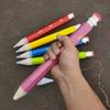 Boys Girls Kids Woodworking Toys Huge Pencil Giant Pencil Wood Jumbo Pencil with Cap and Eraser