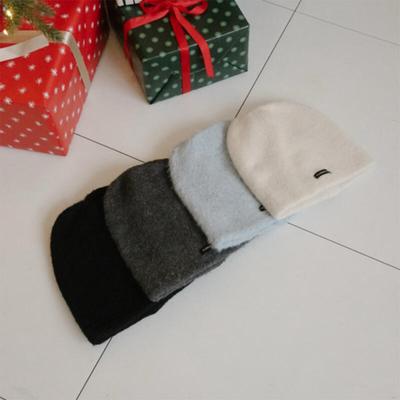 Damen-Patch Herren-Wollstrick Klassische Mütze