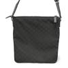 Used 9539 GG Nylon Messenger Bag 509639 7921 Crossbody Logo Embossed Black Men's from Japan AUTHENTIC