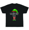 The Hangry Elf Family Matching Group Christmas Funny Holiday T-Shirt Unisex NEW