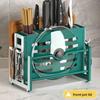 Thickened Board Integrated Cutlery Holder Drainer Function with Drip Tray Cutting Board Storage Stand Breathable Detachable