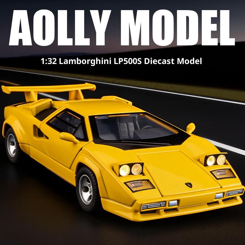 1/32 Legierung Simulation Rambo Countach LP500S Metall Druckguss Sportwagen Modellauto Spielzeugauto Junge Geburtstagsgeschenk
