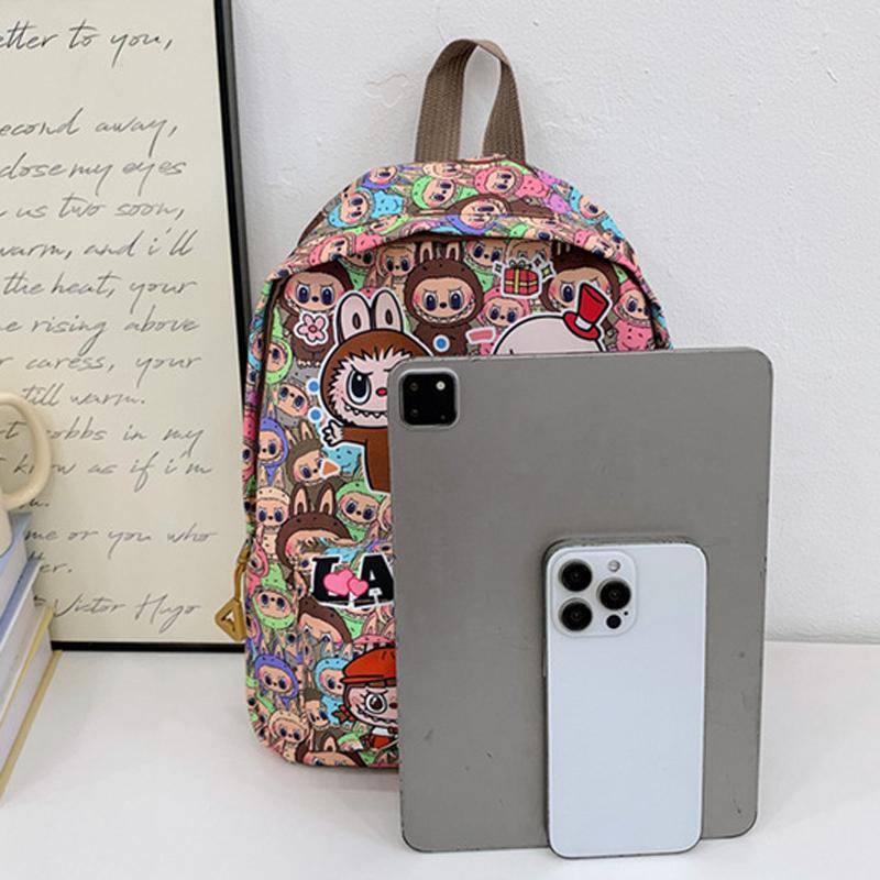 School Bag Backpack Children's Bag LABUBU Elementary School Backpack Girl Boy School Backpack 6 Colors