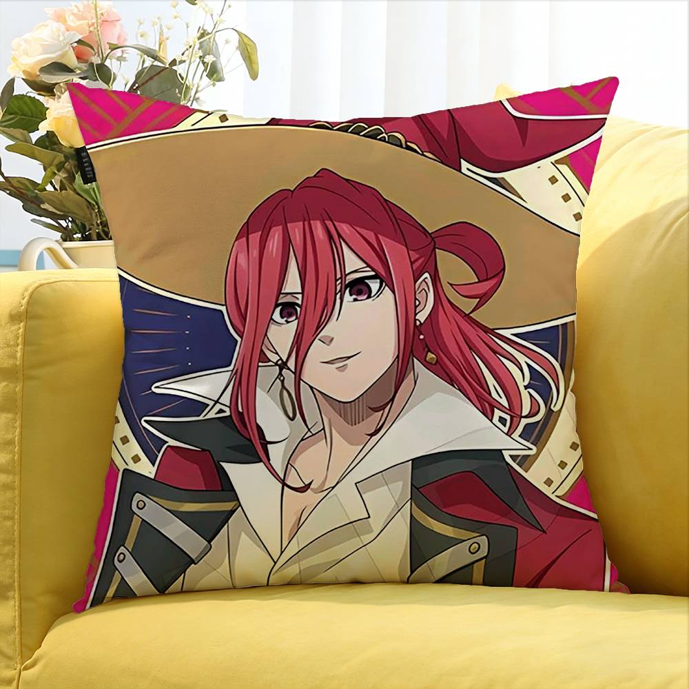 Chigiri Hyoma Various Sizes Square Pillow Case For Car Home Bedchamber Decor