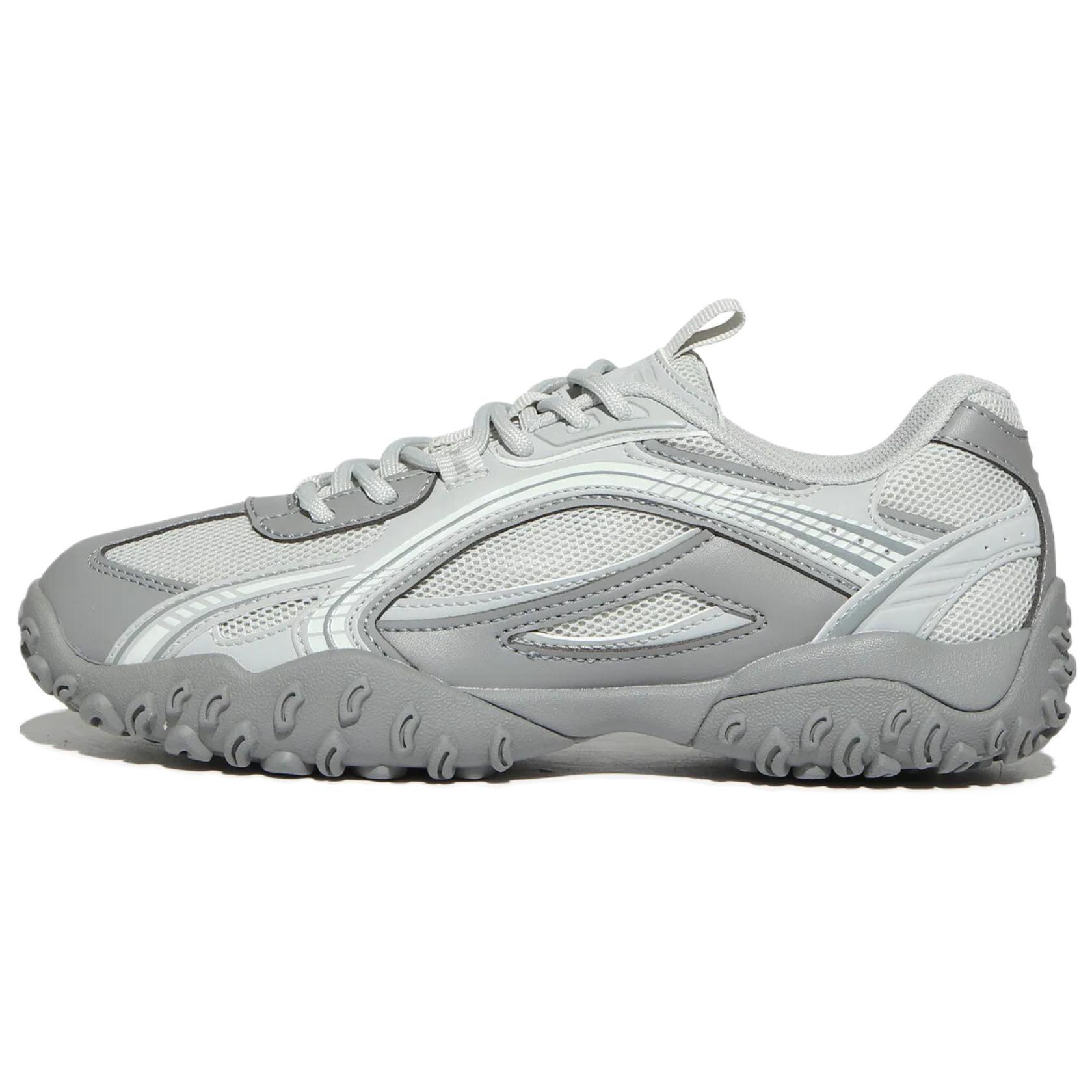

New FILA Eschape Abrasion Resistant Breathable Height Increasing Low Top Running Shoes Unisex Gray White 1XM02348G_050 38.5