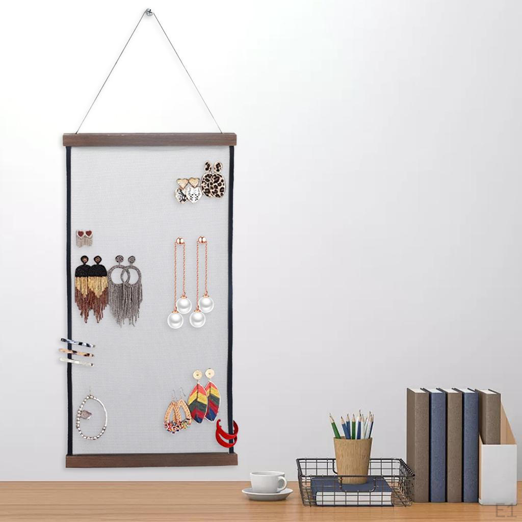 Earring Holder Mesh Display Rack Decoration