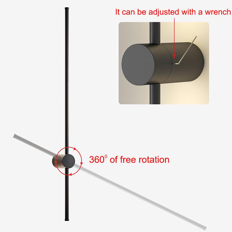 Nordic Modern LED Longer Wall Lamp Living Room Bedroom Bedside Decor Lamp Bathroom Mirror Stair Minimalist Design Light Fixtures