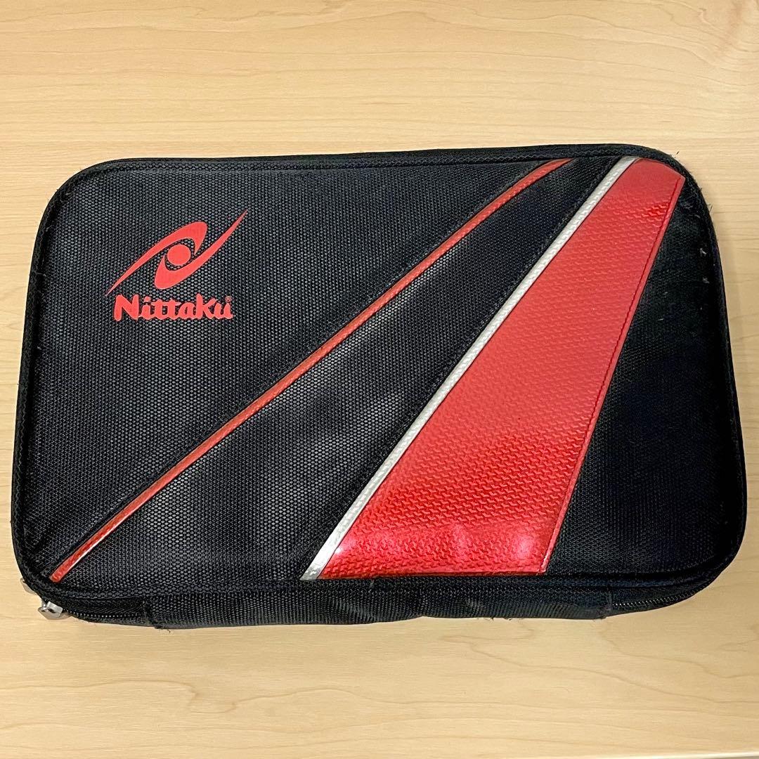 Used Table tennis racket set Nittaku with case shake for beginners