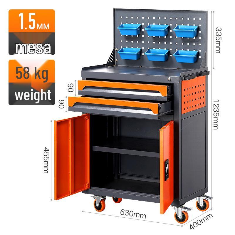 Heavy-Duty Multifunctional Tool Cabinet & Mobile Workbench