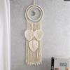 Handmade Dream Catcher Pendant Tapestry Home Circle Leaf Shape Jewelry Wall Hanging Ornament Window Decoration