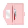 For Google Pixel 7 5G Stand Case Cross Texture PU Leather Wallet Phone Cover with Shoulder Strap/Makeup Mirror