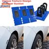 1 Set Dent Repair Puller Set - Paintless Dent Remover with Glue Pull Tabs and Blue Handles.