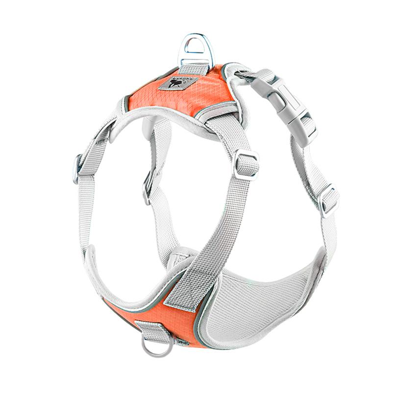 

Шлейка для домашних животных, жилет с мягкой подкладкой, регулируемая светоотражающая шлейка для маленьких и средних собак, воротник, дышащая прогулочная тренировка, товары для домашних животных S