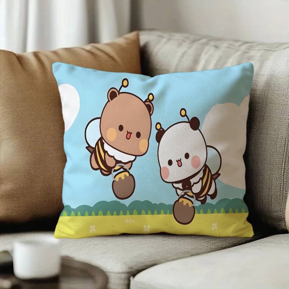BuBu DuDu Kawaii Maple Design Cushion Cover Happy Autumn Harvest decor Holiday Decorati Pillow Cover
