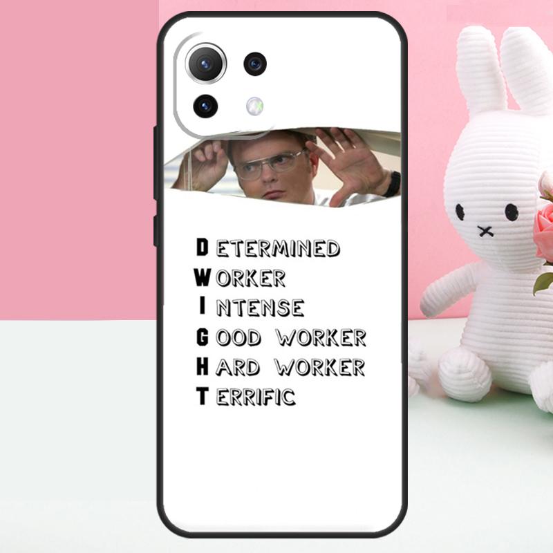 Dwight the office Jim Makes Case For Xiaomi 14 15 Ultra 15T 13T 14T 17 Pro Max POCO F8 Ultra X7 X5 X6 Pro F5 F6 F7 Funda