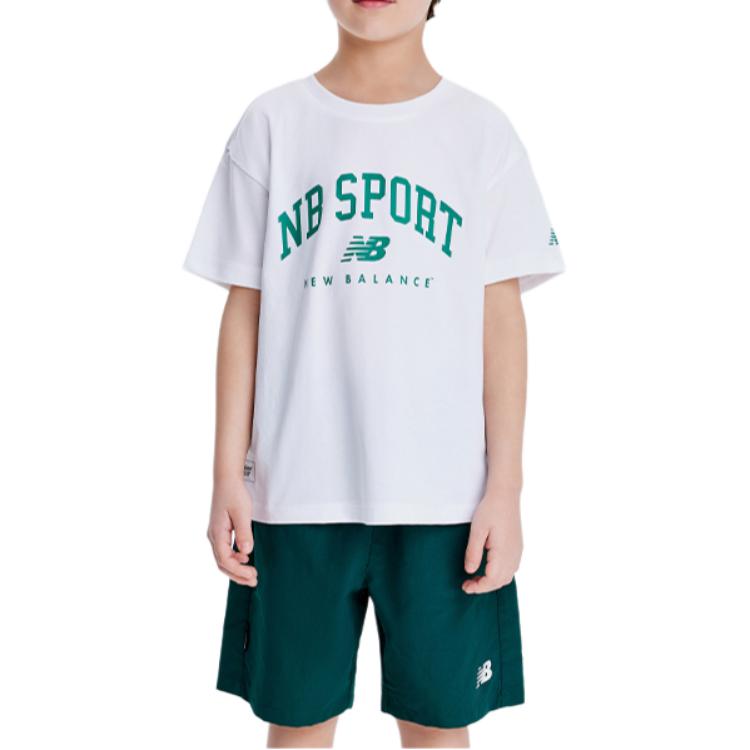 New Balance T Shirt White Children Aged 3 7 Years Old 7EE2E043-10