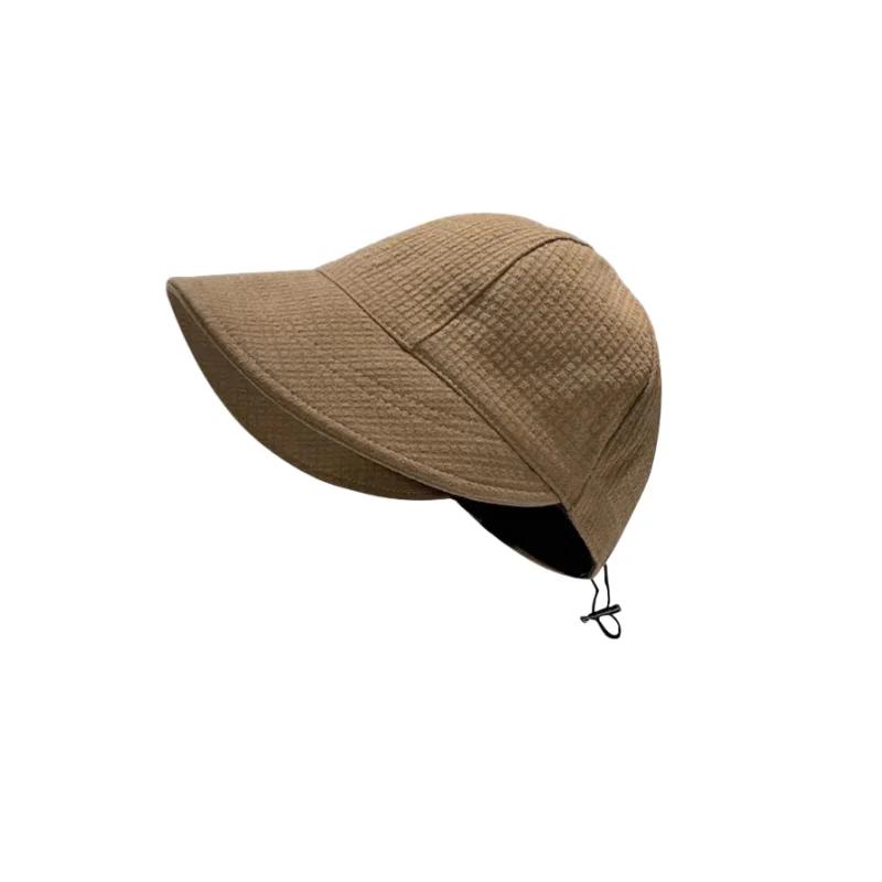 

1pc Summer Ponytail Beach Sun Hat Versatile Breathable Duckbill Hat Sun Hat Fisherman Hat, Outdoor Travel Accessories кавовий