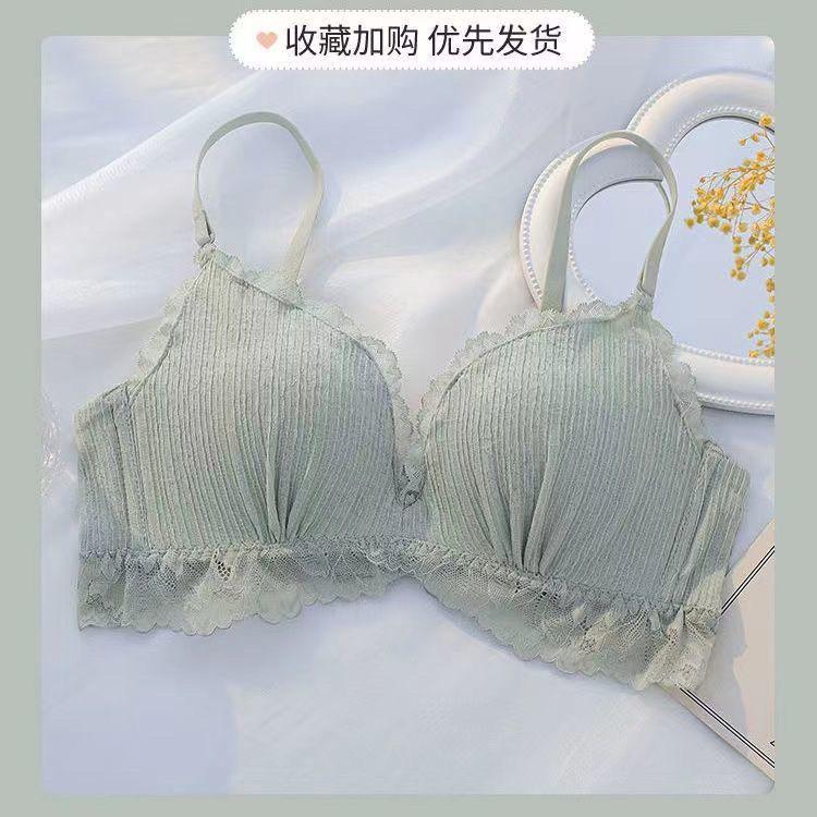 Women Lace Bras Wireless Push Up Bras Sexy Underwear Adjustable Brassiere
