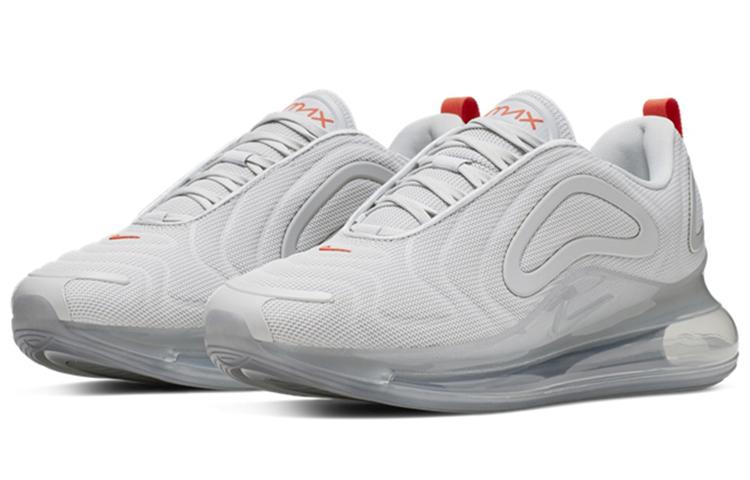 Nike Air Max 720 Pure Platinum Red Heel CD7626-002