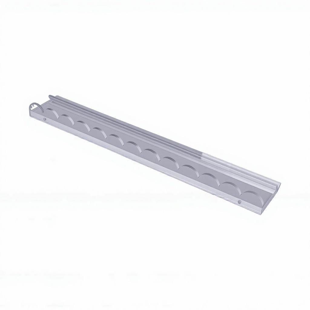 Clear Mahjong Rack with Pusher Acrylic 17.5 Inch Magnetic Scalloped Mahjong Tile Holder for Family Board Game