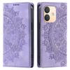 for Xiaomi Redmi Note 17 Pro 5G Mandala Embossed PU Leather Flip Wallet Case Magnetic Closure Cover