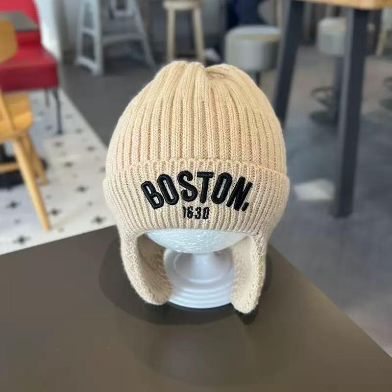 2025 Autumn/Winter Unisex Korean Knit Wool Hat for Kids and Babies - Warm, Trendy Pullover Design