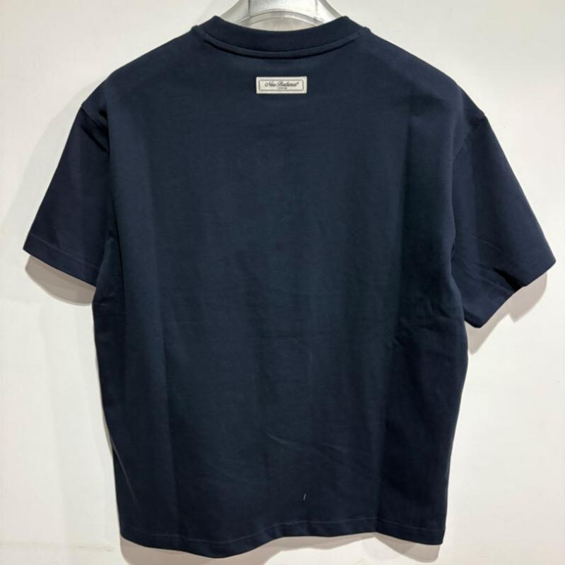 New Balance Uni Heritage Short Sleeve Tee Nbnef21463 Navy