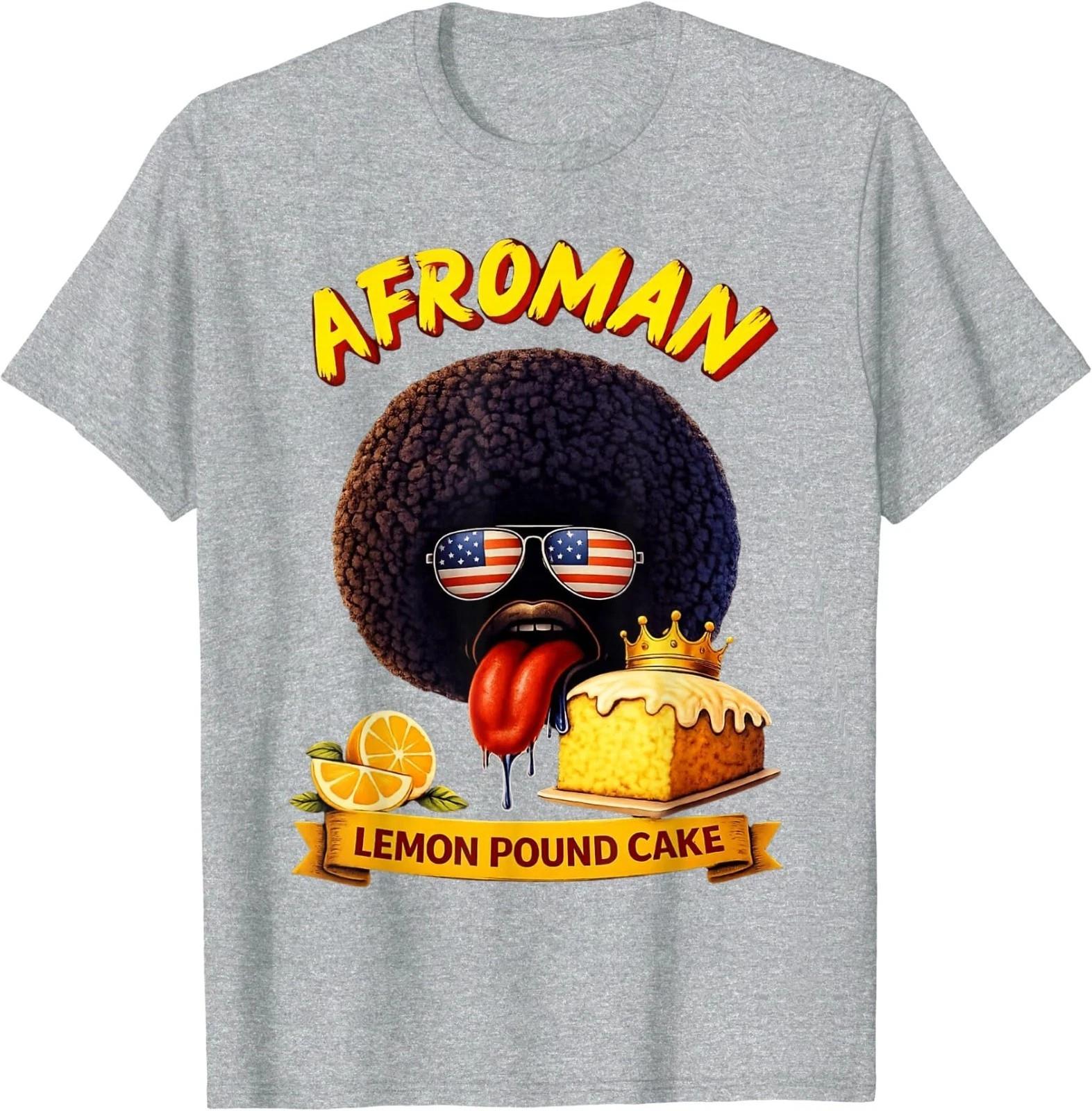 Afroman Lemon Pound Cake Funny Gifts Fan tee T-Shirt L
