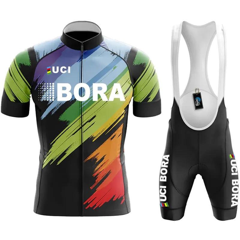 Cycling Suit Short Set Tour De Sleeve Mountain Bike Road Bicycle Clothes Men