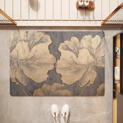 Chinese Style Diatomaceous Earth Bath Mat - Absorbent, Stain-Resistant, Easy To Clean, Anti-Slip Entrance Mat