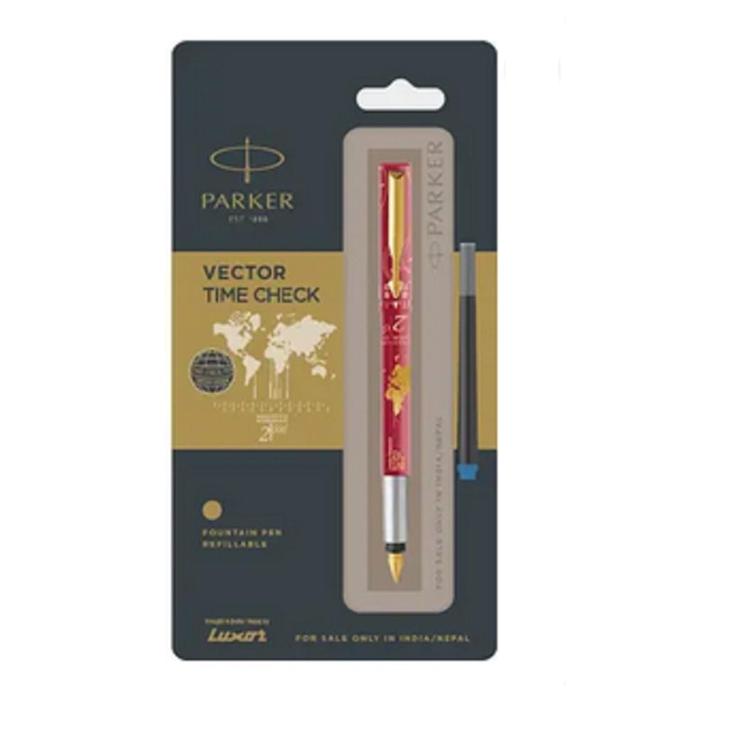 

@ Паркер Вектор Timecheck Перьевая ручка С перьевой ручкой 60 г Zr-8030-60%Скидка