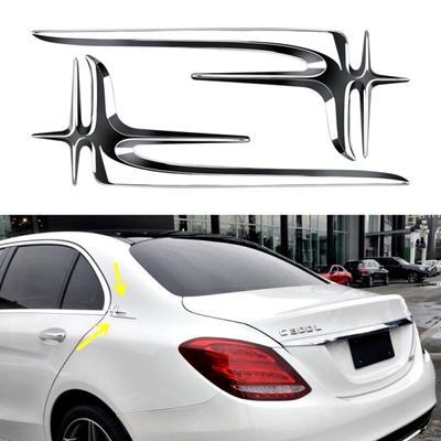 2 st 3D Bildekal Emblém Sidokroppsdekal Trim För W211 W203 W204 A180 A200 B180 B200 CLA Biltillbehör