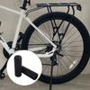 1Pair Extended Bicycles Rear Foot Peg Bike Rear Pedals Lengthened Rear Wheel Foot Bar For Stable And Comfortable Cycling