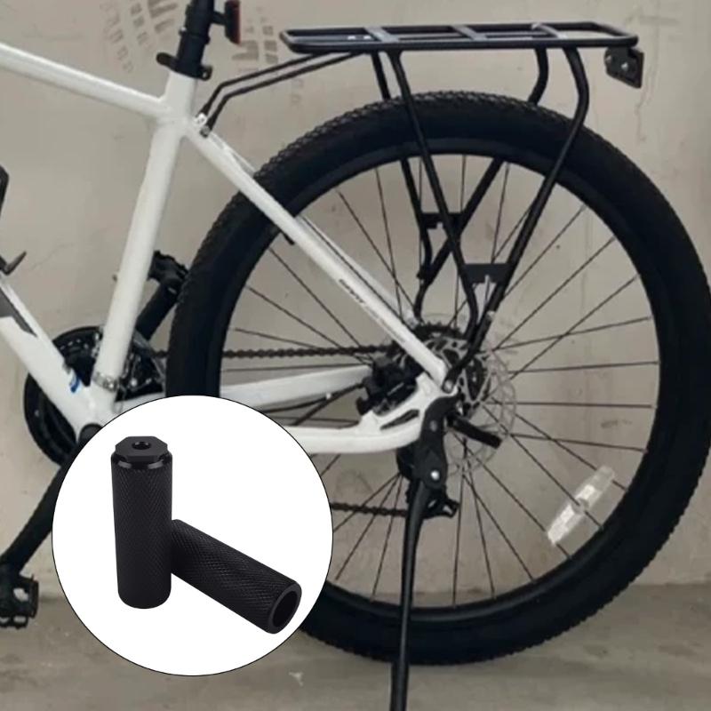 1Pair Extended Bicycles Rear Foot Peg Bike Rear Pedals Lengthened Rear Wheel Foot Bar For Stable And Comfortable Cycling
