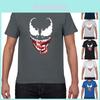 Hochwertiges Comic-T-Shirt mit Venom-Spider-Man-Motiv für Herren, kurzärmelig, ideal für lässiges Cosplay