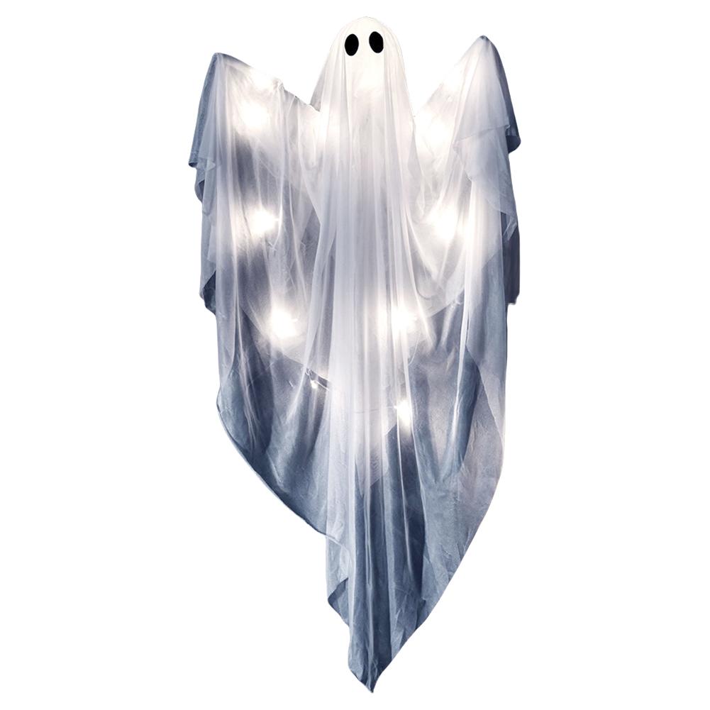 Halloween Hanging Ghosts Light Battery Powered Glowing Door Hanging Ghost Ghost Hanging Night Light for Outdoor Yard Decoration