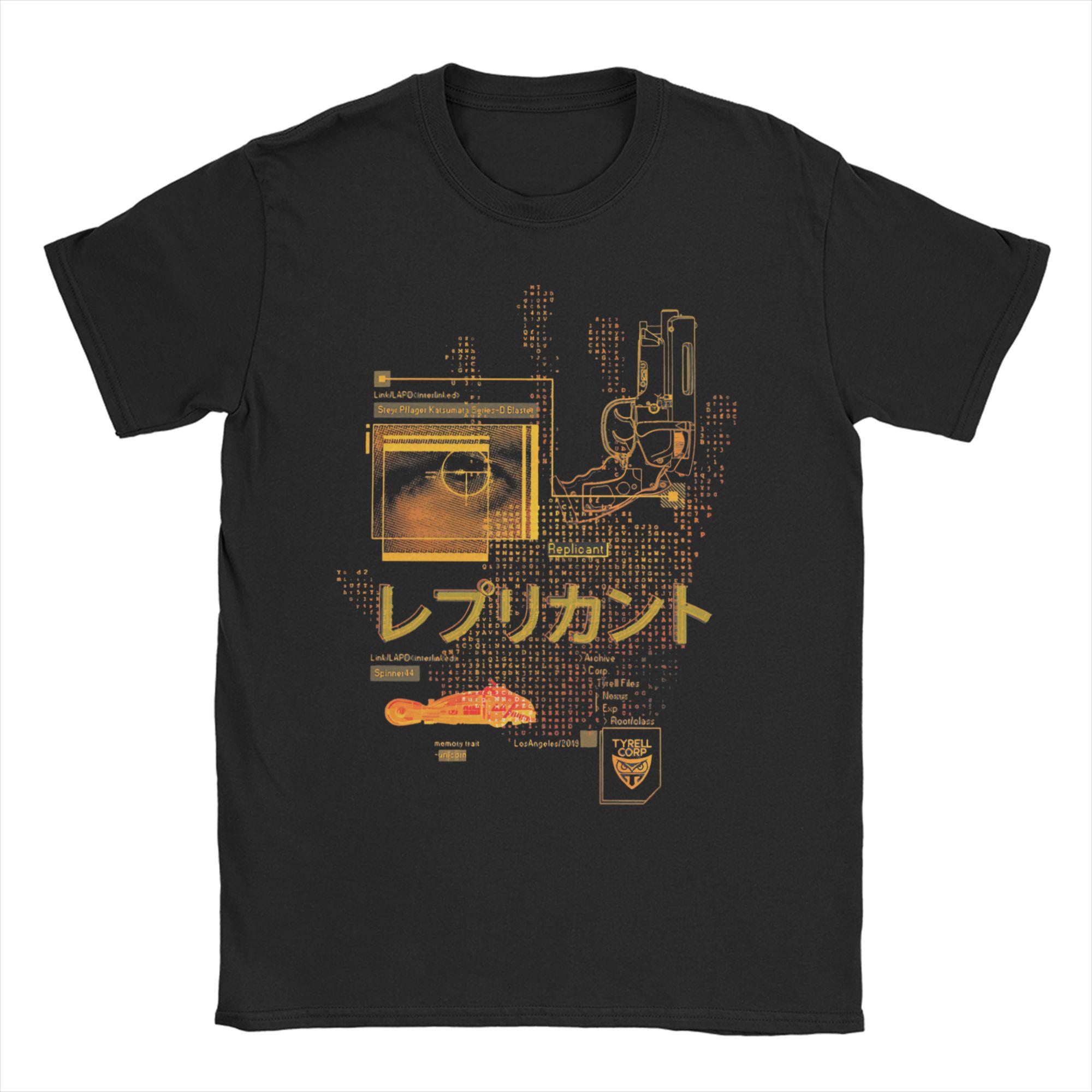 

Novelty Blade Runner Replicants TShirts Unisex WOMEN Crew Neck Pure Cotton T Shirt Short Sleeve Tee Shirt Plus Size Tops 4XL